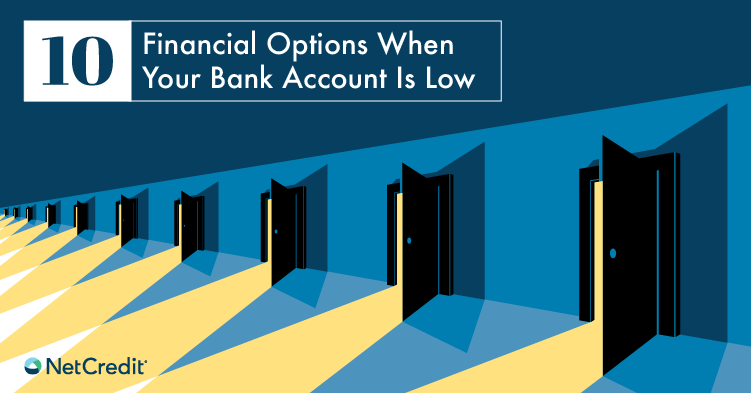 What to do when your bank account is low